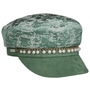 Brocade Fisherman´s Cap with Pearls by Seeberger green
