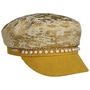 Brocade Fisherman´s Cap with Pearls by Seeberger yellow