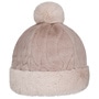 Fake Fur Pompom Hat by Seeberger rose