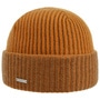Levia Cashmere Beanie Hat by Seeberger orange
