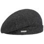 Milled Wool Beret with Cuff by Seeberger anthracite
