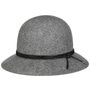 Piavesca Wool Cloche Hat by Seeberger grey