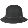 Piavesca Wool Cloche Hat by Seeberger black
