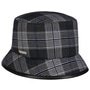 Check Bucket Hat by Seeberger blue-grey