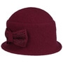 Manja Milled Wool Hat by Seeberger raspberry
