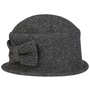 Manja Milled Wool Hat by Seeberger anthracite