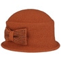 Manja Milled Wool Hat by Seeberger terracotta
