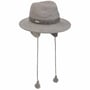 Milled Wool Fedora Hat with Ear Flaps by Seeberger grey