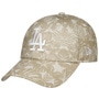 9Forty MLB Summer AOP Dodgers Cap by New Era beige