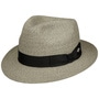 Classic Fedora Toyo Straw Hat by JJ Hats grey
