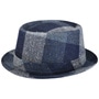 Lindsburgh Pork Pie Wool Hat by Lierys blue