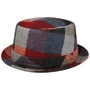 Lindsburgh Colour Pork Pie Wool Hat by Lierys blue-red