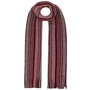 Colour Stripes Wool Scarf by Lierys red