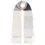 Soft Colour Block Scarf by Fraas beige-black