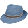 New Classic Maleo Trilby Straw Hat by Mayser blue