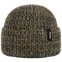 Swell Merino Beanie Hat with Cuff by Eisbär grey-yellow