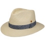 Gero Contrast Band Panama Hat by Mayser nature-blue