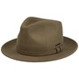 Soft Felt Fedora Hat by Stetson brown