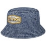 Paisley Logo Bucket Cotton Hat by Stetson blue