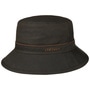 Avasun Waxed Cotton Bucket Hat by Stetson dark brown