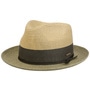 Dovito Fedora Toyo Straw Hat by Stetson nature-green