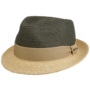 Twotone Toyo Trilby Raffia Hat by Stetson darkolive