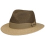 Twotone Toyo Traveller Raffia Hat by Stetson brown