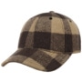 Lumbercheck Cap by bugatti brown-beige