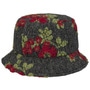 Flower Bucket Wool Hat by Gebeana anthracite
