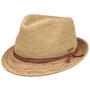 Mivella Crochet Trilby Raffia Hat by Stetson nature