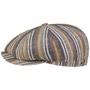 Hatteras Sacota Linen Flat Cap by Stetson beige-blue