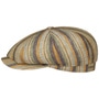 Hatteras Sacota Linen Flat Cap by Stetson beige-brown