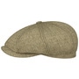 Hatteras Structure Flat Cap by Stetson beige-green