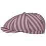 Hatteras Bold Flat Cap by Stetson oldrose