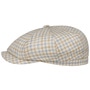 Hatteras Vanmore Flat Cap by Stetson beige-blue
