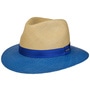Contrast Brim Traveller Panama Hat by Stetson nature-blue