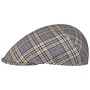 Roverton Check Flat Cap by Lierys navy