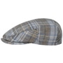 Winford Driver Flat Cap by Lierys blue-beige