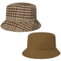 Small Checks Bucket Reversible Hat by Lipodo beige