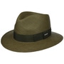 Genuine Brisa Traveller Panama Hat by Stetson green