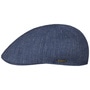 Texas Stripe Structure Flat Cap by Stetson blue