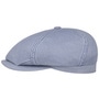 6 Panel Cotton Festival Flat Cap by Stetson light blue