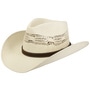Western Vented Toyo Straw Hat by Stetson cream white