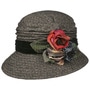Meluna Flower Cloth Hat by GREVI beige-black