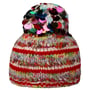 Loresa Paillettes Pompom Hat by GREVI mixed colours