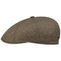 Harridge Silk Flat Cap by Stetson beige-brown