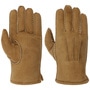 Lambskin Full-Fingered Gloves by Pearlwood light brown