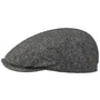 Aysgarth Wool Driver Flat Cap by JJ Hats grey-mottled