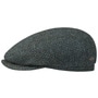 Millscott Wool Driver Flat Cap by JJ Hats blue-green
