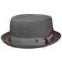 Virgin Wool Pork Pie Hat by Alfonso D’Este grey